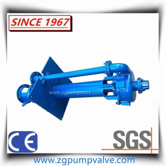 Vertical Long Shaft Anti-Wearing Submerged Centrifugal Slurry Sump Pump
